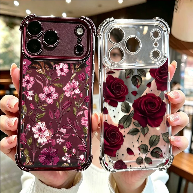 Vintage Red Floral Flowers Pat - Vintage Floral Pattern Soft Case review and price